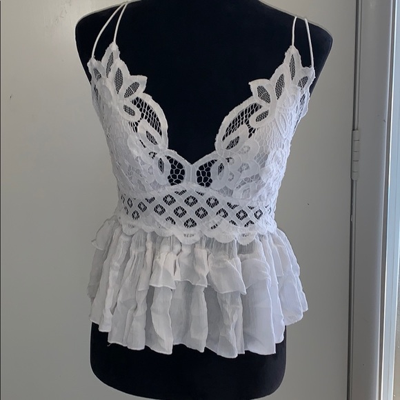 Free People Adella Cami White - Picture 5 of 8